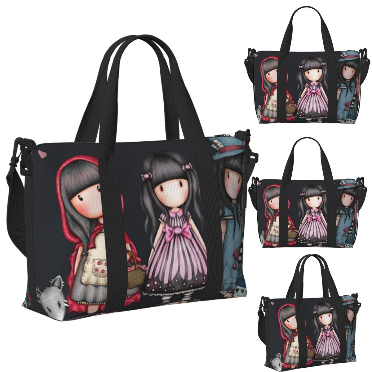 Luxury Yoga Bags - Custom Santoro Gorjuss Beach Travel Bag