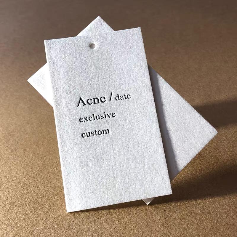 Luxury Bags Price - Luxury Embossed Logo Hang Tags Custom