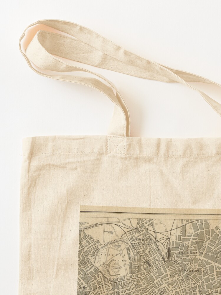 London map (19th century) Tote - đánh giá và giá Luxury Bags London