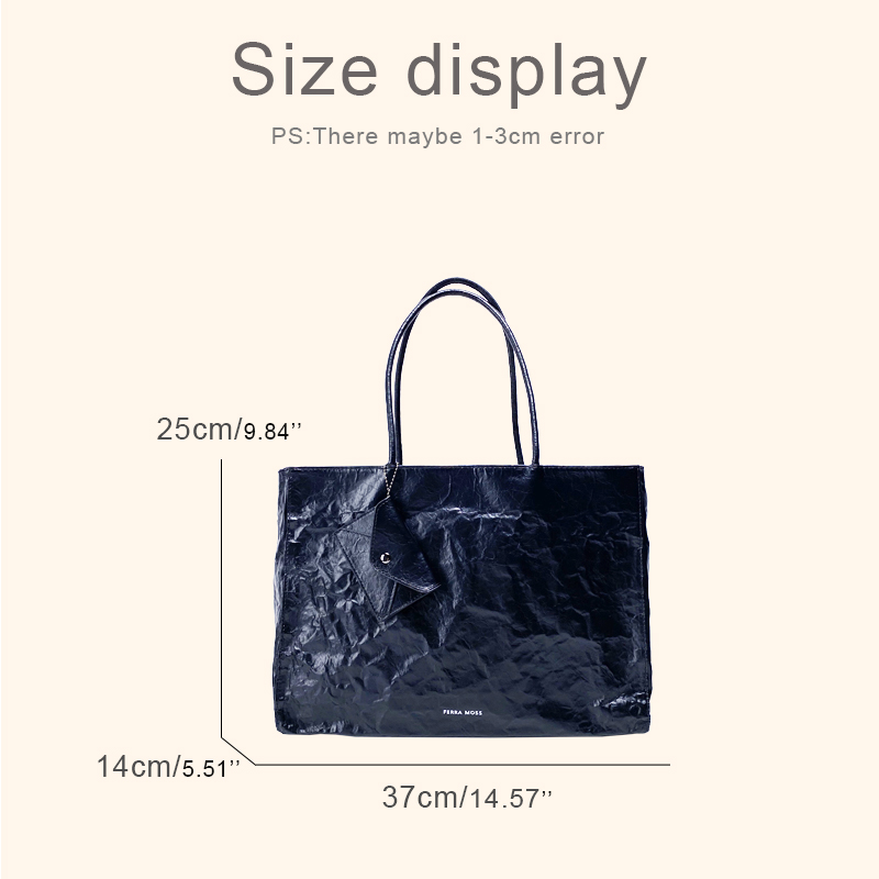 Korean Casual Kraft Paper Tote - đánh giá và giá Luxury Bags Made