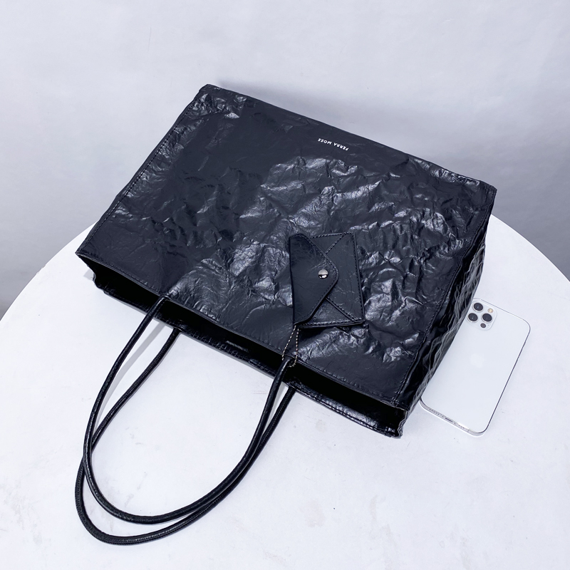 Korean Casual Kraft Paper Tote - đánh giá và giá Luxury Bags Made