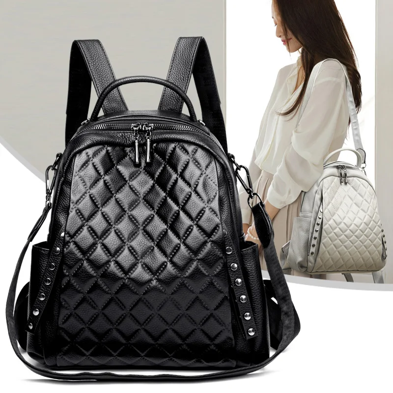 Đinh Tán Thời Trang Da Thật Ch - đánh giá và giá Luxury Zipper Bags