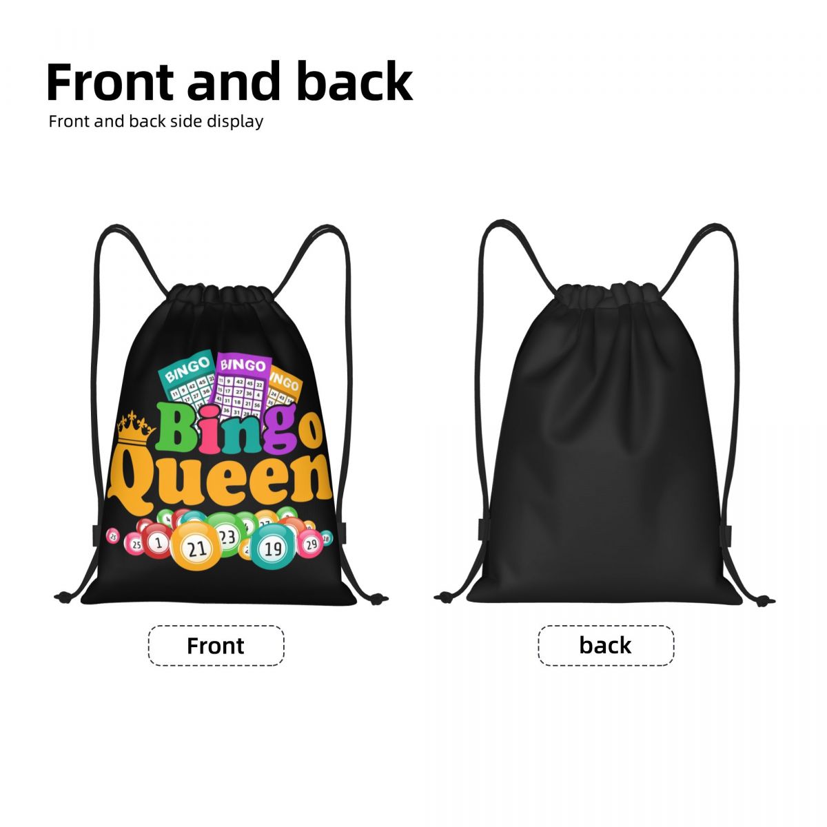 Custom Bingo Queen Game Lover  - đánh giá và giá Luxury Yoga Bags