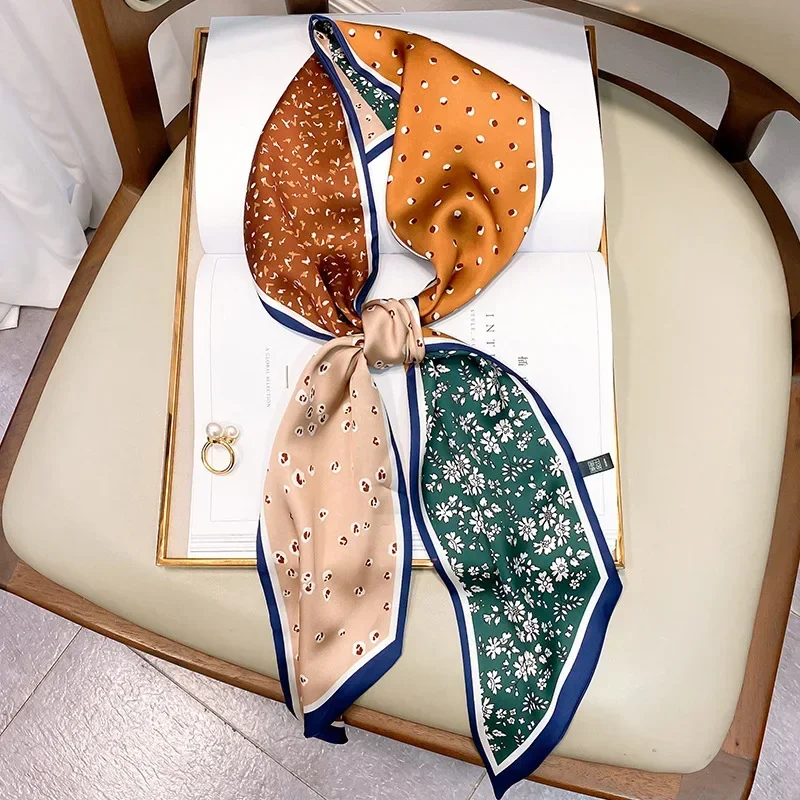 Design Print Skinny Scarf Plai - đánh giá và giá Luxury Bags Made