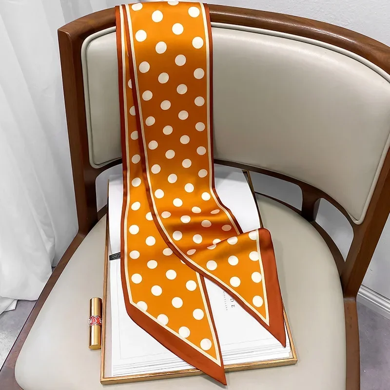 Design Print Skinny Scarf Plai - đánh giá và giá Luxury Bags Made