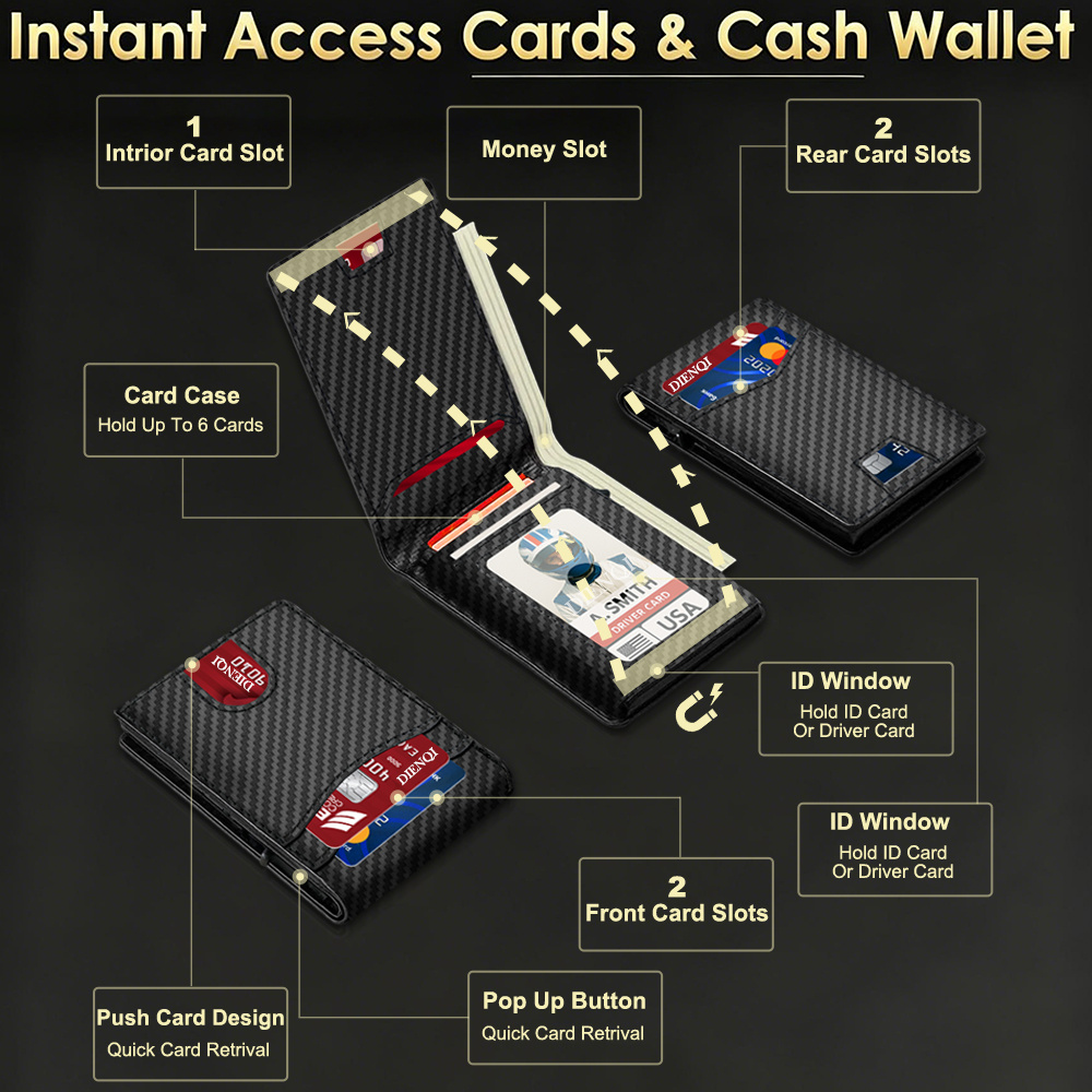 RFID Luxury Brand Men Wallet C - đánh giá và giá Luxury Bags Made